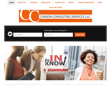 Tablet Screenshot of carson-consulting.com